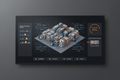 WarehouseOS inventory automation suite with 3D warehouse layout and robotic tracking
